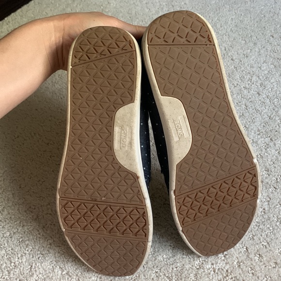 Womens Chambray Dot Toms Sneakers Size 9 - Picture 3 of 6